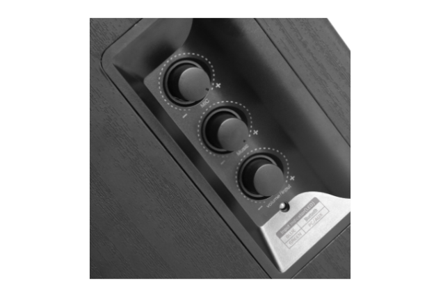 Edifier R1580MB Active 2.0 Bookshelf Speaker Set – 42W with Dual Mic Inputsophone - Black x 4