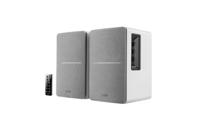 Edifier R1280DB Powerful Bluetooth Bookshelf Speakers - White Silver x 2