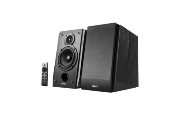 Edifier R1855DB Bluetooth Bookshelf Speakers – 70W RMS, Multi-Input Audio - Matt Black x 2