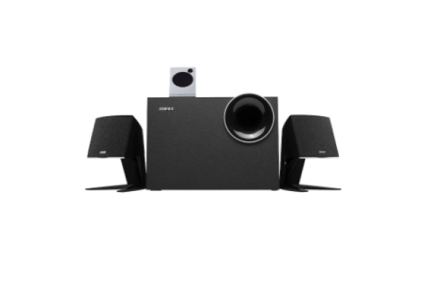 Edifier M203BT Bluetooth Multimedia Speaker - Powerful 2.1 Sound System - Black x 2