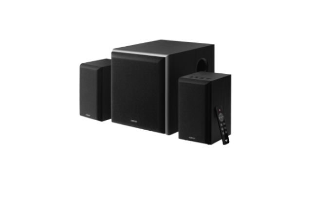 Edifier M601DB Bluetooth Speaker System – 110W RMS, Wireless Subwoofer, Deep Bass - Black