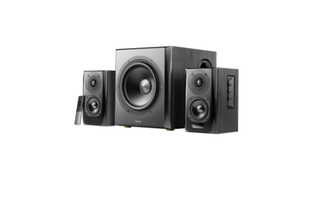 Edifier S351DB Bluetooth Bookshelf Speakers with Subwoofer 150W RMS Hi-Res Audio - Black