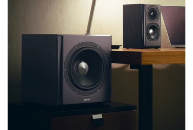Edifier S351DB Bluetooth Bookshelf Speakers with Subwoofer 150W RMS Hi-Res Audio - Black