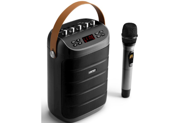 Edifier PK305 Portable Bluetooth Speaker with Wireless Mic 18W Karaoke Sound - Grey x 6