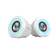 Edifier G1000 Gaming Speaker – Game & Music Mode, RGB Lighting - White 