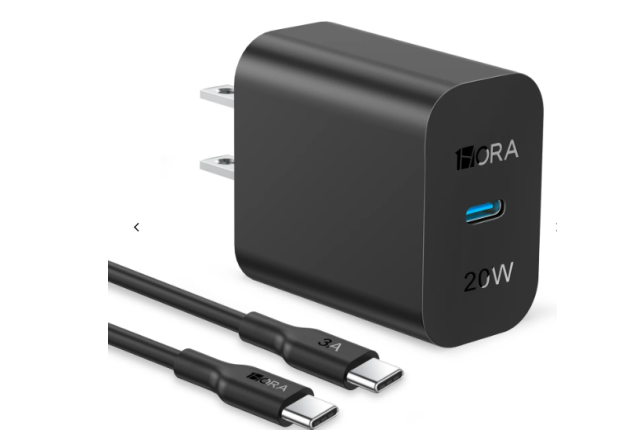 GAR153 20W Turbo Charger with Type-C Cable – Fast & Safe Charging