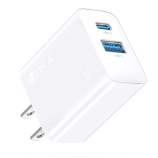 GAR161 2-Port 20W Fast Charger  USB-C & USB-A Quick Charging