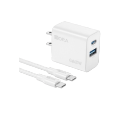 GAR162 2-Port 20W Fast Charger USB-C & USB-A Quick Charge Adapter
