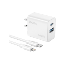 GAR163 20W 2-Port Fast Charger – USB-C PD & USB-A Quick Charging