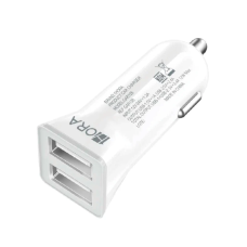 1hora GAR128 12W USB Car Charger – Compact & Fast Charging Adapter