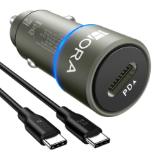 1horaGAR156 20W Fast PD USB-C Car Charger for Smartphones & Tablets