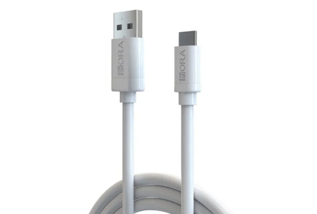 1HORA CAB185 USB C Cable 2M 2.1A Fast Charging - White