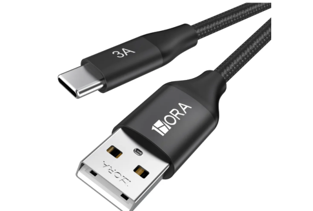 CAB262 1M Braided USB-A to USB Type-C Cable