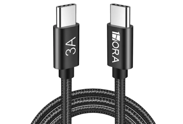 1hora CAB265 1M USB-C to USB-C Cable – Fast & Durable
