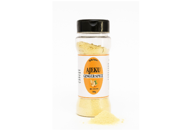 Ajeku Pure Ground Ginger Spice  - 100g x 24