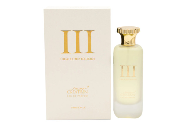 AMAZING CREATION FLORAL & FRUITY COLLECTION – III Unisex 100ml fragrance