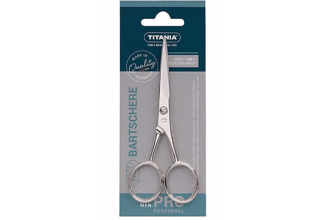 Titania's Beard Scissors for Men (11.5 cm) x 24