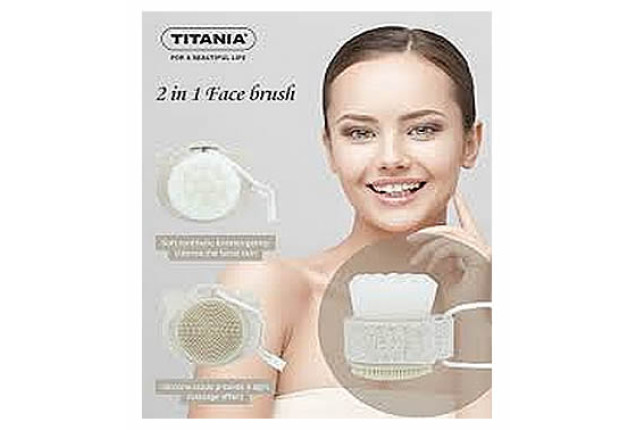 Extra Soft Teddy Face Brush – 2-Sided Eco-Friendly Care x 12