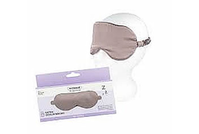Satin Sleep Eye Mask Aubergine Colour for Comfortable Rest x 6