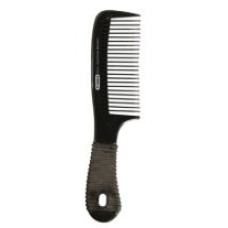 Premium Black Carbon Handle Comb - Precision Styling Tool (24 cm) x 12