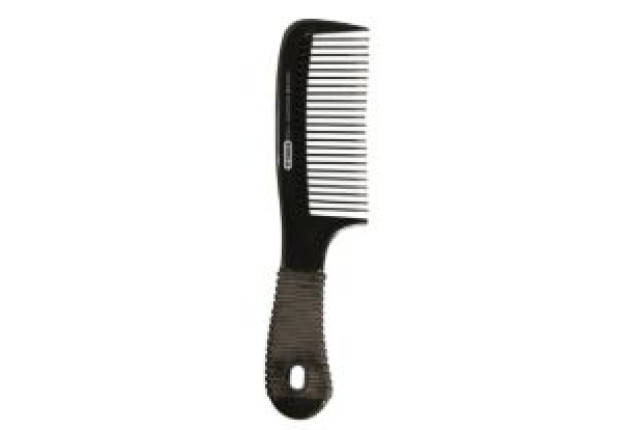 Premium Black Carbon Handle Comb - Precision Styling Tool (24 cm) x 12