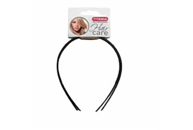 Black Glitter Headband x 6