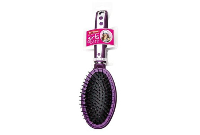 Universal Hair Brush with Plastic Pins x 12