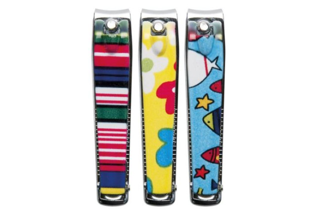 Nail Clipper with Printed Handle – 3 Models Assorted x 24
