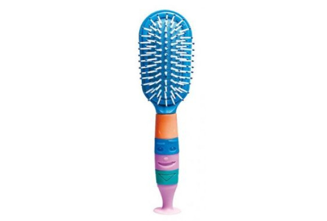 Titania's Children's Pneumatic Brush "HELLO" – Mini with Suction Cup x 12