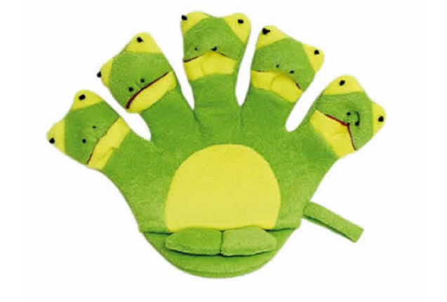 Bath-glove “FROG” – Soft Terry Cloth Care x 12