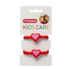 Terry Ponyholder "HEART" – Stylish Hair Accessory x 6