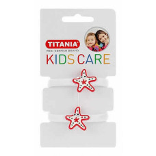 Titania Terry Ponyholder "STARFISH" – White (2 pcs) x 6