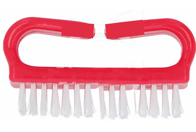 Nail Brush with Handle – Assorted Colours x 12