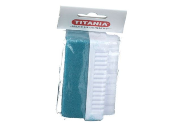 Combination Nail Brush & Pumice Sponge x 12