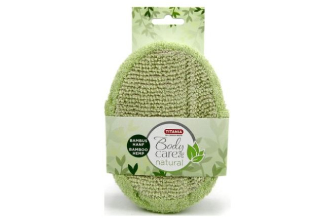 Bath and Massage Sponge – Natural Bamboo & Hemp x 12