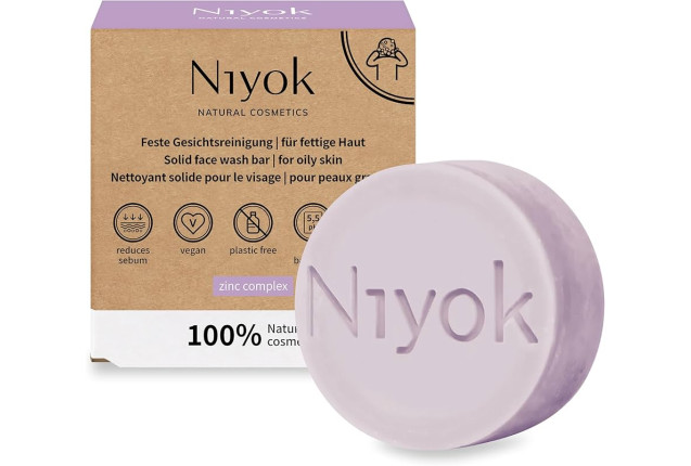 Solid Face Wash Bar for Blemish-Prone Skin (80g)