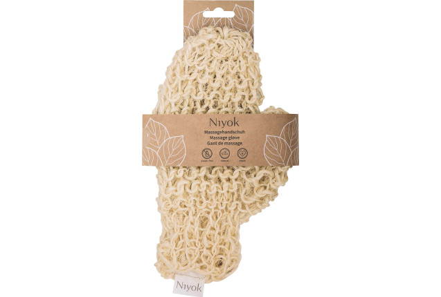 Niyok Massage Glove – Sisal Exfoliating & Revitalizing Care