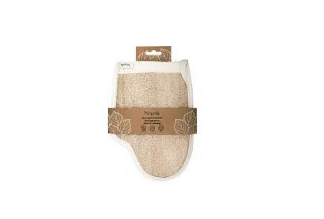 Niyok Massage Glove – Loofah & Cotton for Gentle Exfoliation