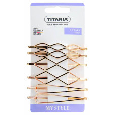 Elegant Hair Slides – Metal Gold & S