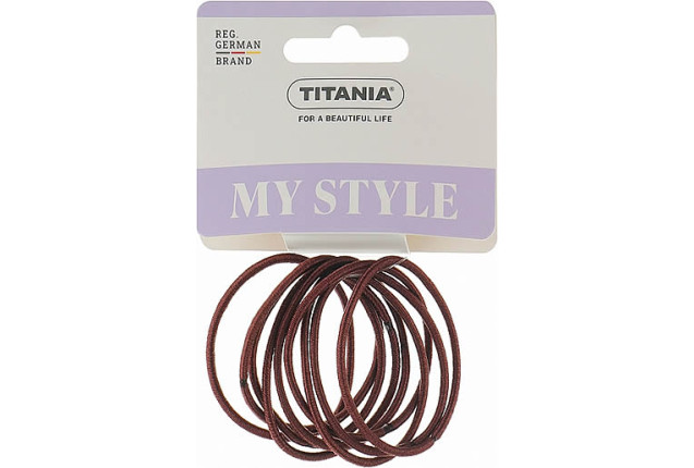 Hair Elastics – Mixed Brown (9 pcs) x 6