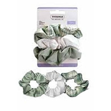 Mint Scrunchie Set – Fabric Hair Accessories (3pcs) x 6