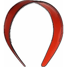 Titania Barrette Clip Acetate Knot, Brown Pearly (1pc.) x 6