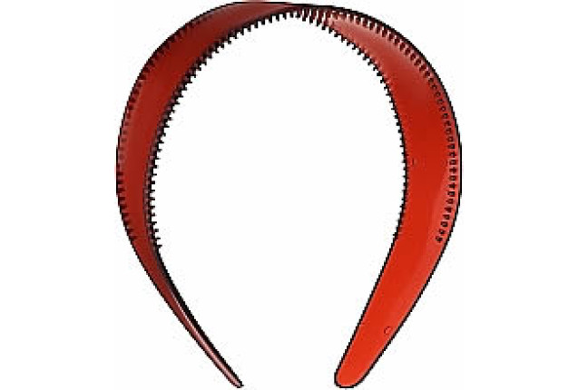 Titania Barrette Clip Acetate Knot, Brown Pearly (1pc.) x 6