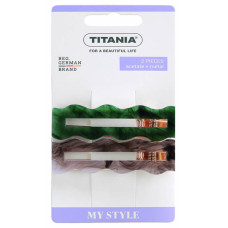 Hair Slides Acetate Marble – G