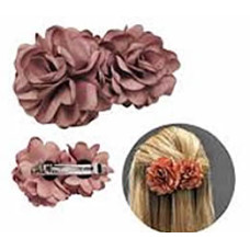 Barrette Clip Satin Flower – R