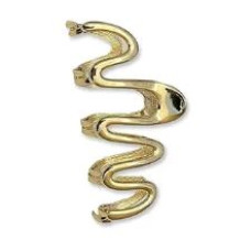Claw Clip Metal Wave Gold – El