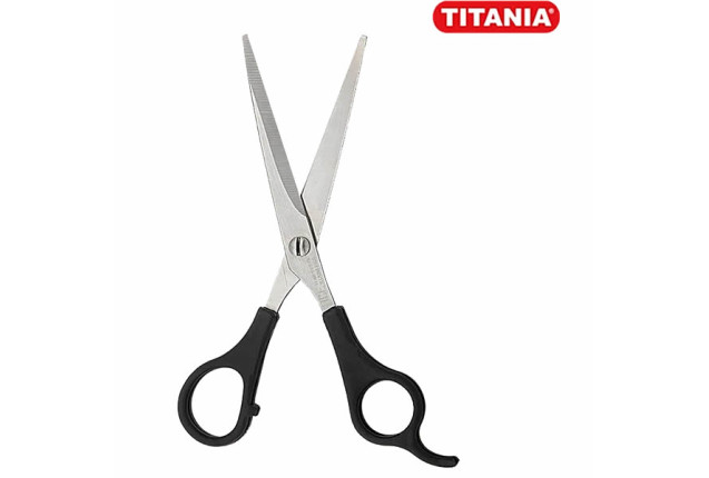 Hair Scissors with Plastic Handle – Stainless Steel, Ice-Tempered x 24