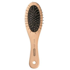 Wire Massage Brush – Wood, 7 Rows (18 cm