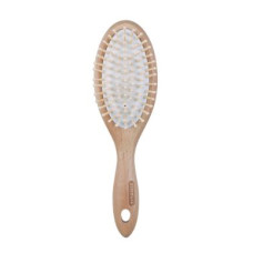 Universal Brush Beech – Oval Hairbrush with Wooden Pins (225 cm) x 12