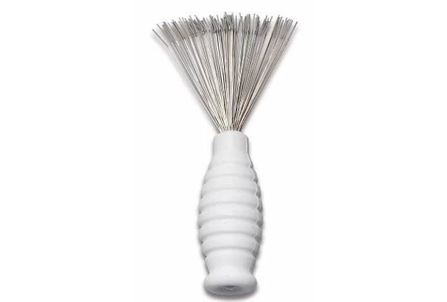 Brush Cleaner – White, Compact & Effective x 24